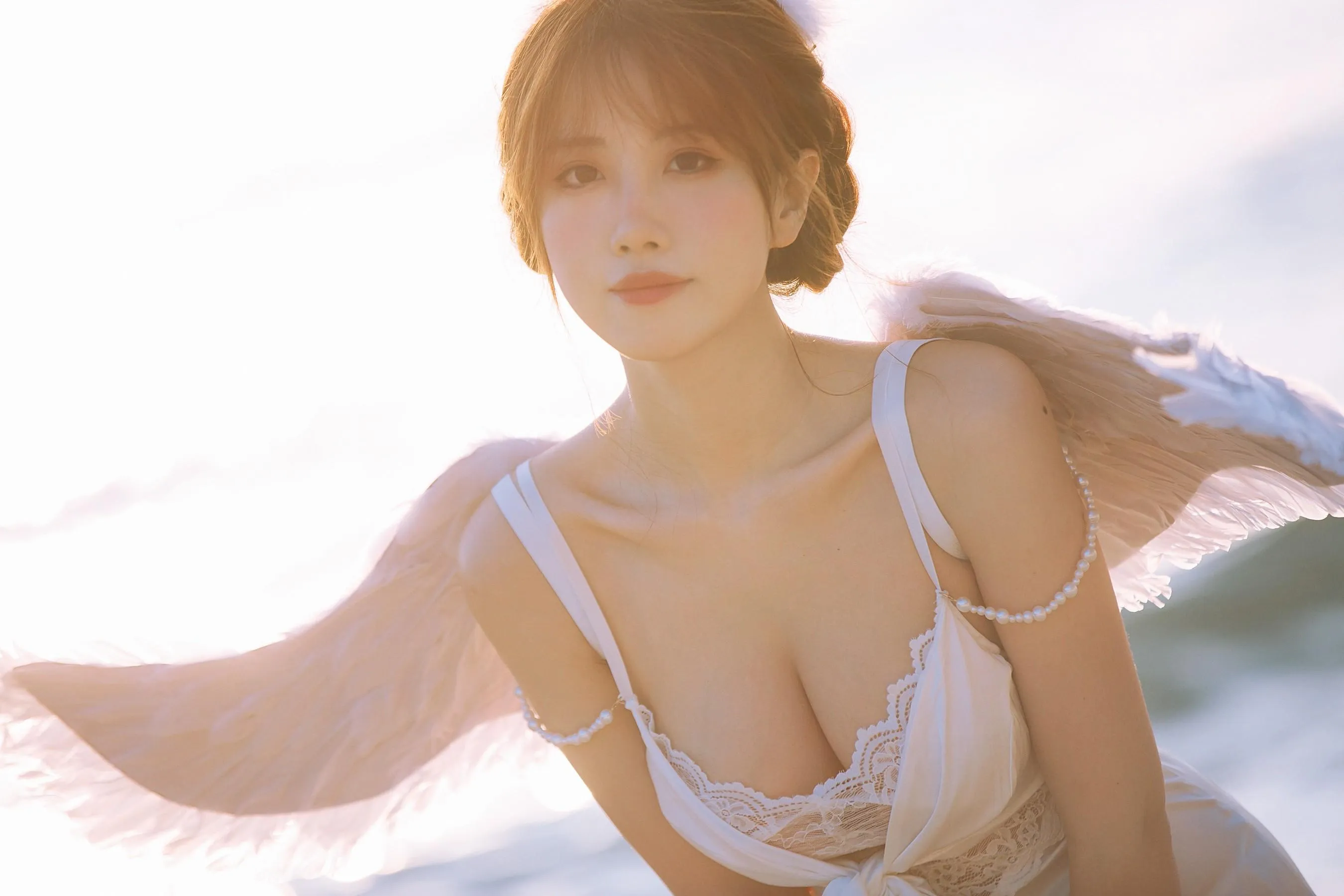 念雪ww – NO.35 海边神明少女 [50P]插图7